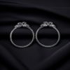 Silver Look Peacock Design Bangles – Ethnic Oxidized Best Designer Kada For Girls